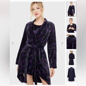 Killstar Dark Purple Women's Robe